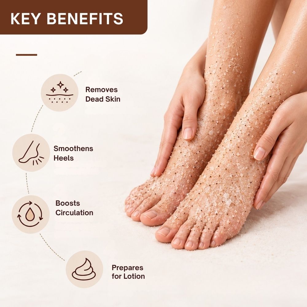 Luxe Feet Foot Scrub – Exfoliating Therapy