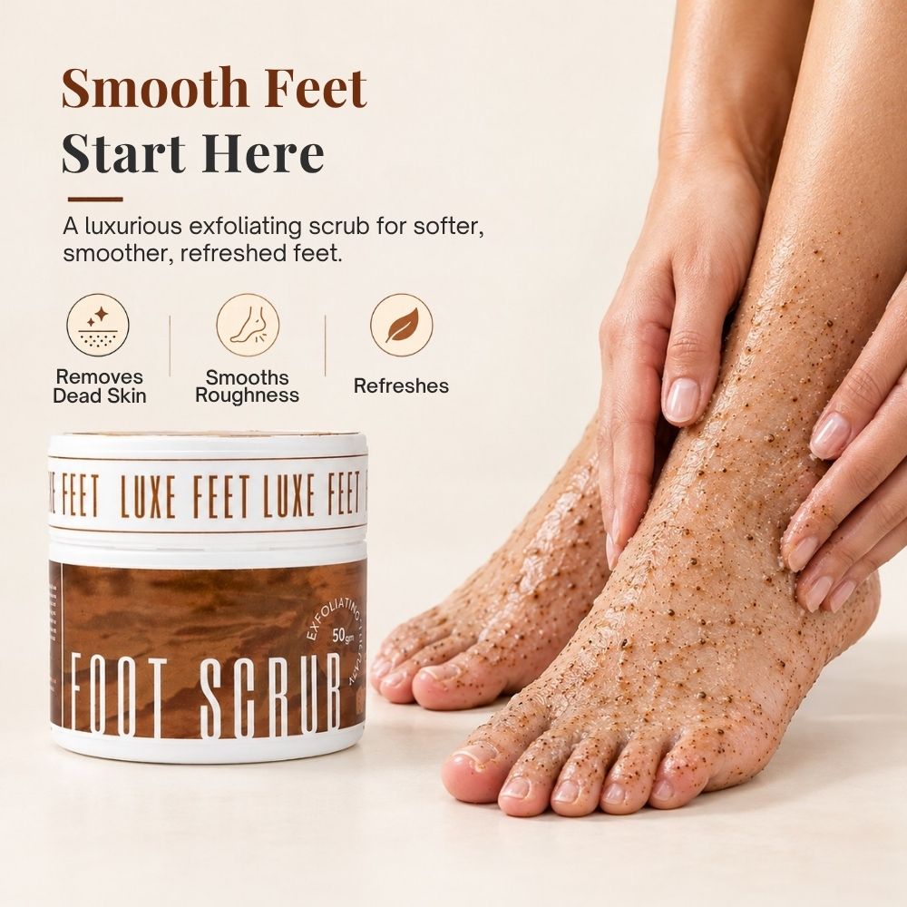Luxe Feet Foot Scrub – Exfoliating Therapy