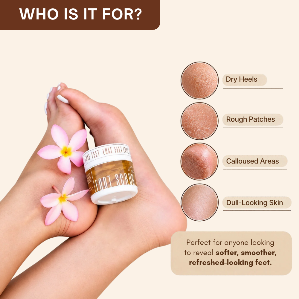 Luxe Feet Foot Scrub – Exfoliating Therapy